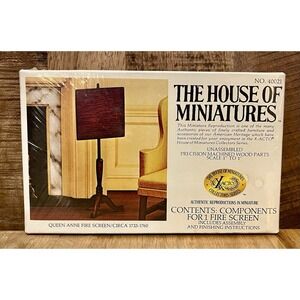 House of Miniatures ~Xacto ~ 40021 ~Queen Anne Fire Screen Dollhouse